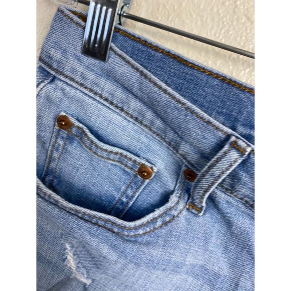 Gap 3" Jean Shorts Womens Size 27 Denim Distressed Cut Off Vacation Summer - Picture 9 of 12
